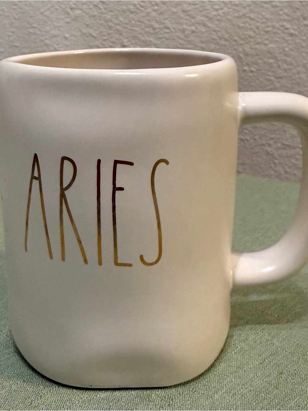 Rae Dunn Aries Zodiac Mug